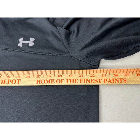 Under Armour Shirt Mens Size Large Loose Fit Coldgear Black 1/4 Zip Pullover - Picture 12 of 15